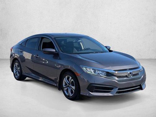 Modern Steel Metallic 2017 Honda Civic LX