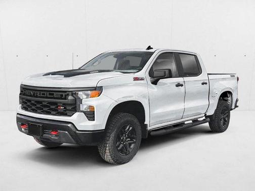 Summit White 2026 Chevrolet Silverado 1500 Custom Trail Boss