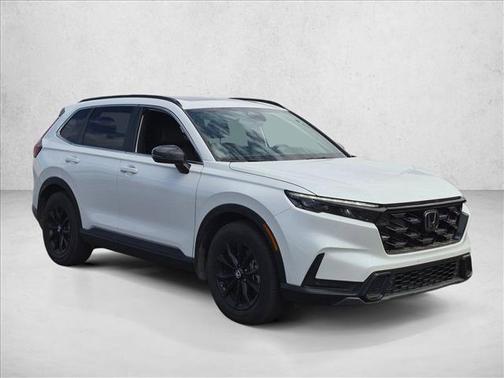 Platinum White Pearl 2025 Honda CR-V Hybrid Sport FWD