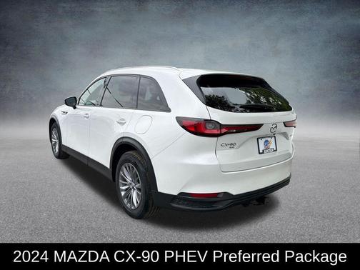 Rhodium White Premium 2024 Mazda CX-90 PHEV Preferred
