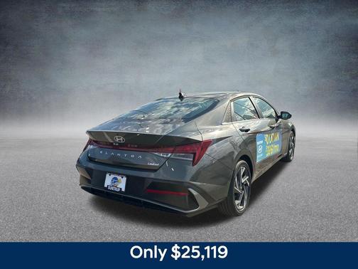 Amazon Gray 2025 Hyundai ELANTRA Limited