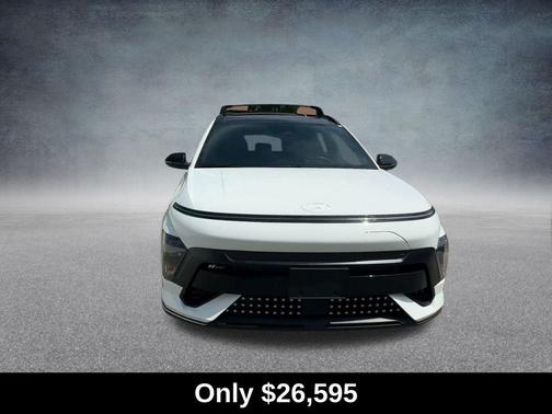 Atlas White 2025 Hyundai KONA EV N Line