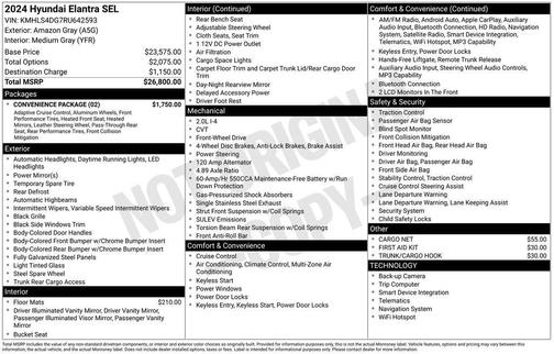 2024 Hyundai ELANTRA SEL