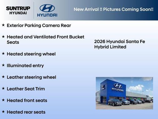 Atlantis Blue 2026 Hyundai SANTA FE Limited