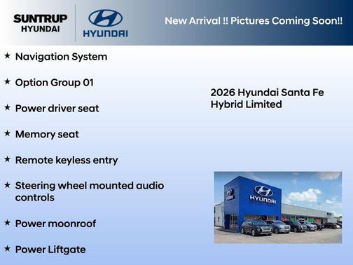 Atlantis Blue 2026 Hyundai SANTA FE Limited