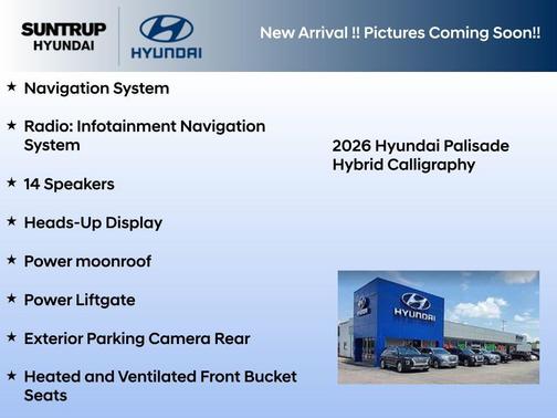 2026 Hyundai Palisade Hybrid Calligraphy