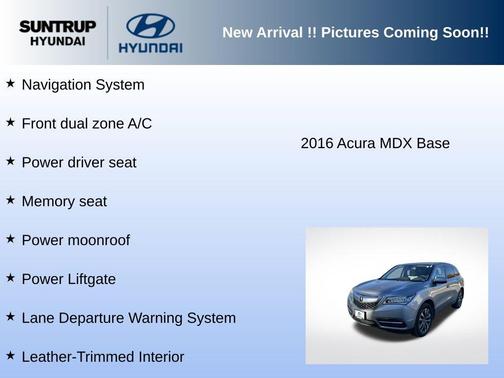 2016 Acura MDX 3.5L w/Technology Package