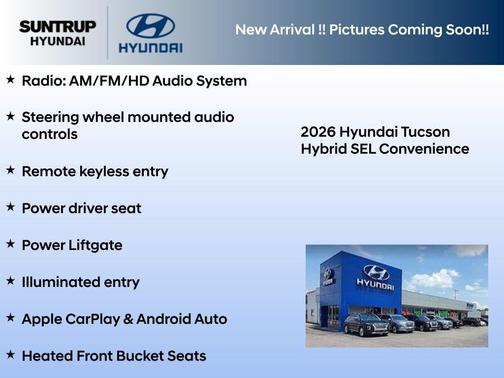 Gray 2026 Hyundai TUCSON Hybrid SEL Convenience