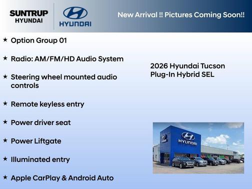 Creamy White Pearl 2026 Hyundai TUCSON Plug-In Hybrid SEL