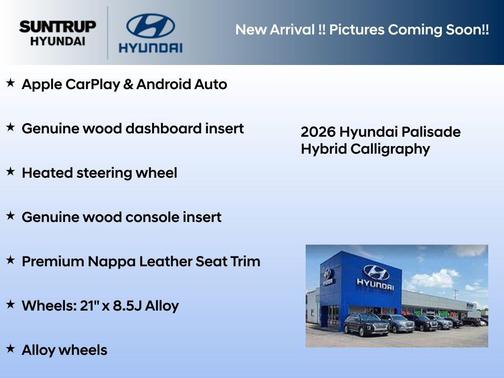 Creamy White Pearl 2026 Hyundai Palisade Hybrid Calligraphy