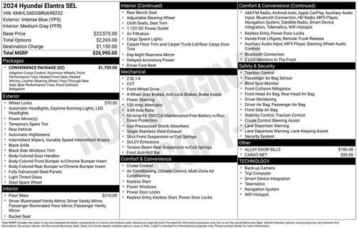2024 Hyundai ELANTRA SEL