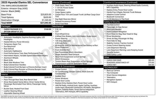 2025 Hyundai ELANTRA SEL