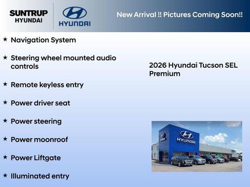 Shimmering Silver 2026 Hyundai TUCSON SEL Premium