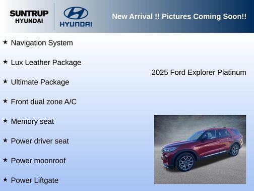 2025 Ford Explorer Platinum
