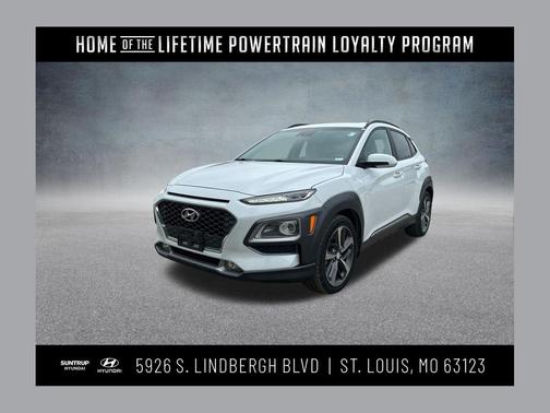 Chalk White 2020 Hyundai KONA Limited