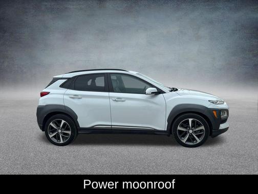 Chalk White 2020 Hyundai KONA Limited
