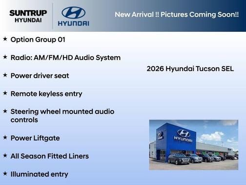 White Pearl 2026 Hyundai TUCSON SEL