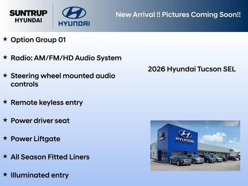 White Pearl 2026 Hyundai TUCSON SEL