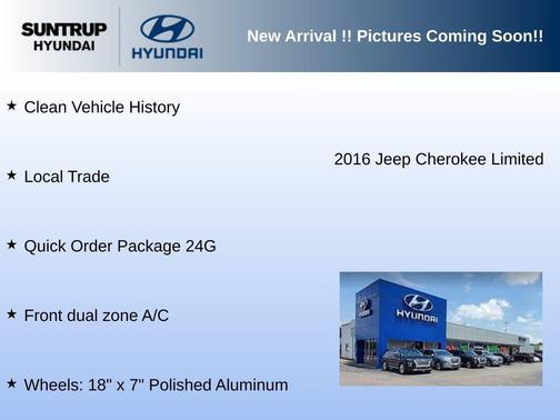 Light Brownstone Pearlcoat 2016 Jeep Cherokee Limited