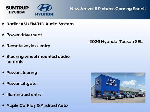 Atlantis Blue 2026 Hyundai TUCSON SEL