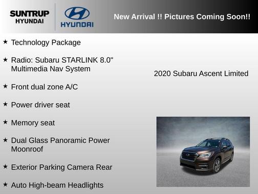Cinnamon Brown Pearl 2020 Subaru Ascent Limited 7-Passenger