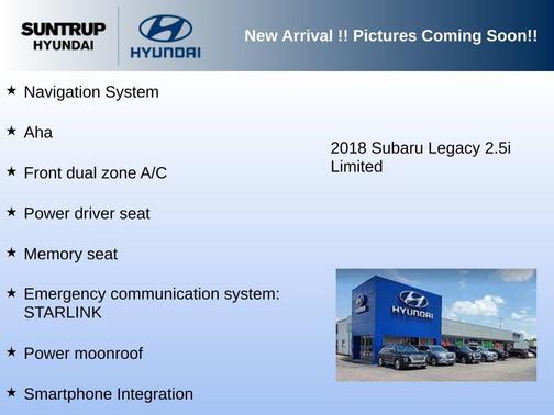 2018 Subaru Legacy Limited