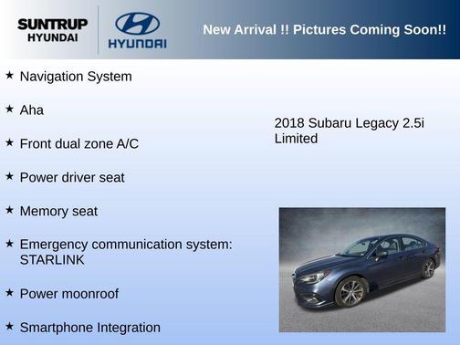 2018 Subaru Legacy Limited