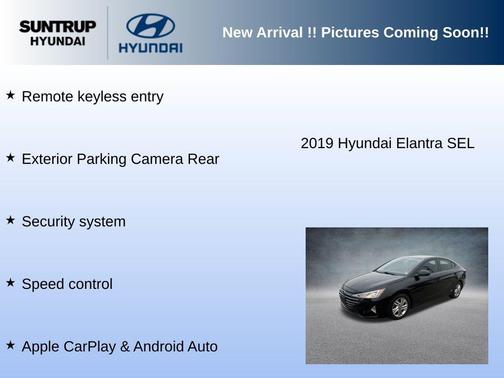 2019 Hyundai ELANTRA SEL
