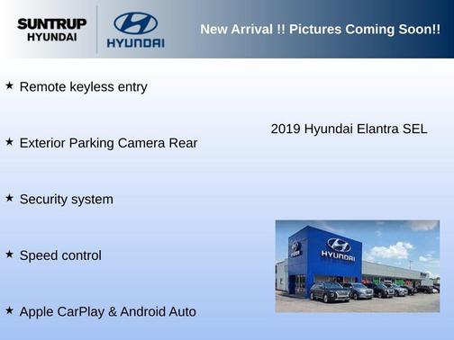 2019 Hyundai ELANTRA SEL