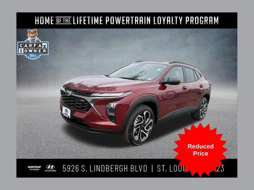 Crimson Metallic 2025 Chevrolet Trax FWD 2RS