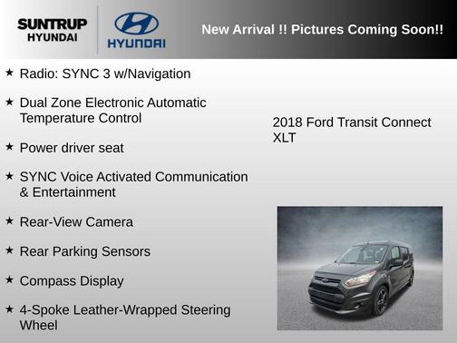 2018 Ford Transit Connect XLT w/Rear Liftgate