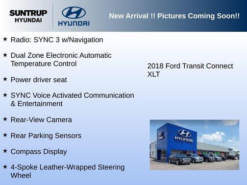 2018 Ford Transit Connect XLT w/Rear Liftgate
