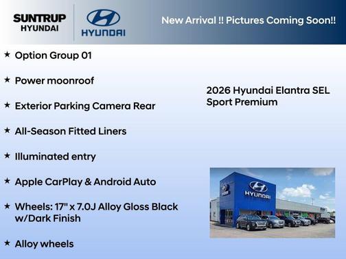 Amazon Gray 2026 Hyundai ELANTRA Sport