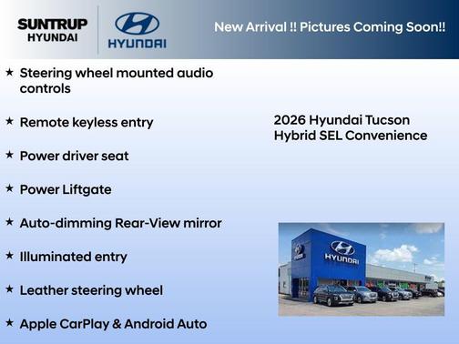 Creamy White Pearl 2026 Hyundai TUCSON Hybrid SEL Convenience