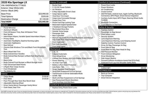 2020 Kia Sportage LX