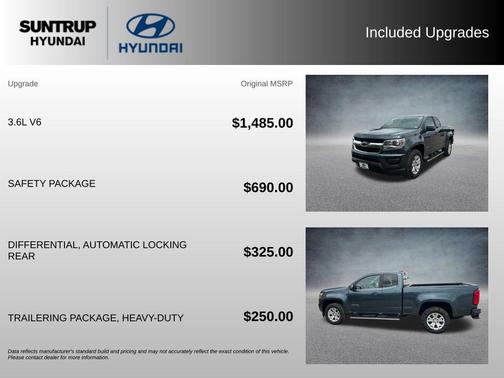 Shadow Gray Metallic 2020 Chevrolet Colorado LT