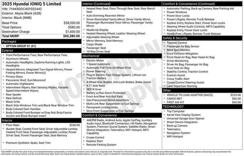 2025 Hyundai IONIQ 5 Limited