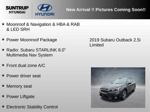 2019 Subaru Outback 2.5i Limited