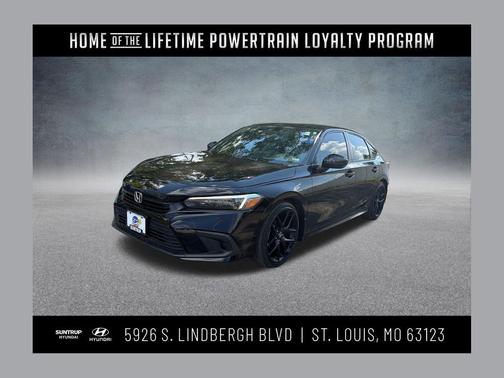 Crystal Black Pearl 2022 Honda Civic Sport