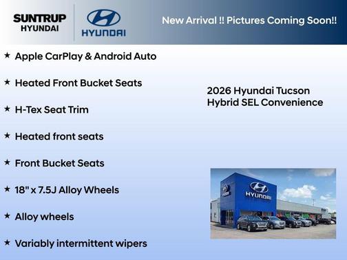 Creamy White Pearl 2026 Hyundai TUCSON Hybrid SEL Convenience