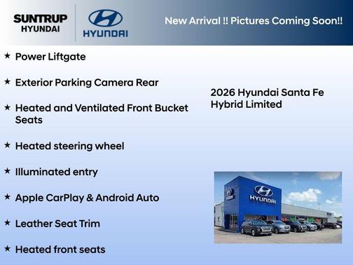 Serenity White 2026 Hyundai SANTA FE Limited