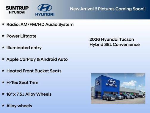 Gray 2026 Hyundai TUCSON Hybrid SEL Convenience
