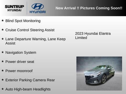 Ecotronic Gray 2023 Hyundai ELANTRA Limited