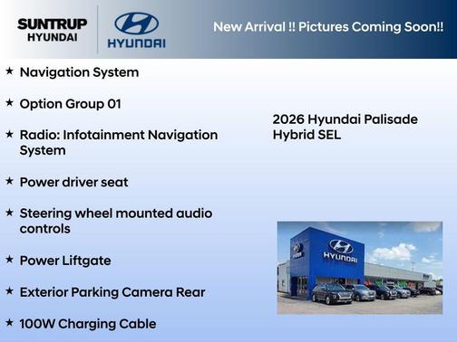 Abyss Black Pearl 2026 Hyundai Palisade Hybrid SEL 8P
