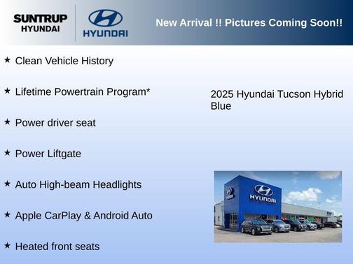 Ultimate Red 2025 Hyundai TUCSON Hybrid Blue