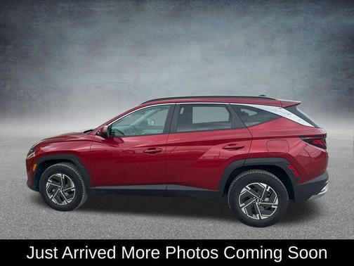 Ultimate Red 2025 Hyundai TUCSON Hybrid Blue