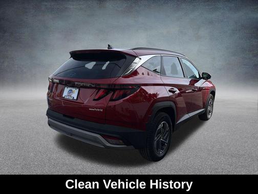 Ultimate Red 2025 Hyundai TUCSON Hybrid Blue