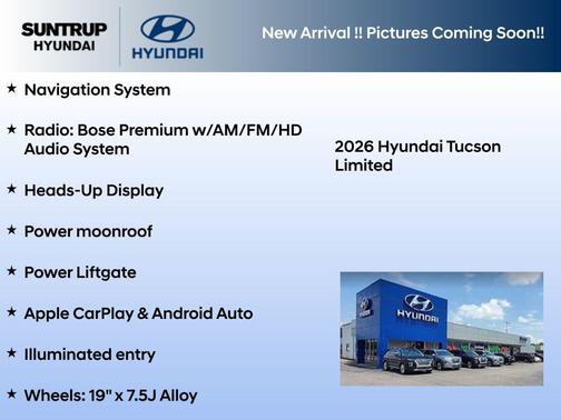 Gray 2026 Hyundai TUCSON Limited