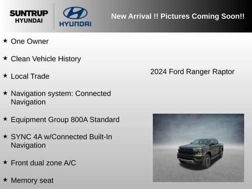Shelter Green Metallic 2024 Ford Ranger Raptor