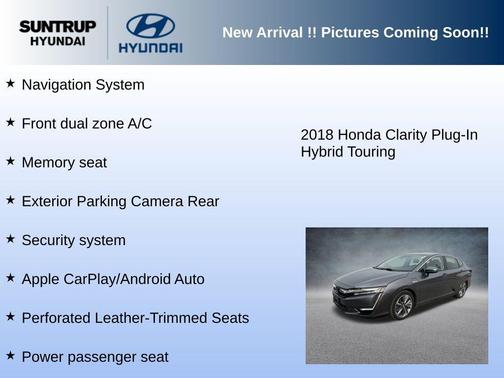 2018 Honda Clarity Plug-In Hybrid Touring